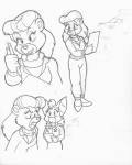 2girls angry chip_n'death crossover foxglove military_uniform notebook pencil rebecca_cunningham sketch talespin // 362x450 // 69.8KB