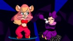 2girls belly_dance closed_eye dance dancer_dress flute gadget minnie_mouse playing see-through shoes sit soffit thecartoongeeks // 1280x720 // 417.9KB