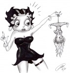 2girls betty_boop crossover gadget in_tail sketch themightygorga upside_down // 954x1000 // 271.0KB