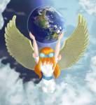 1girls angel_wings bas earth gadget white_overall wings // 800x873 // 118.1KB