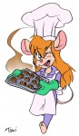apron chef's_hat closed_eye cookie cooking gadget gloves open_mouth run toni // 346x594 // 112.6KB