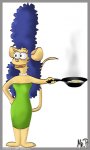 alternative_hairstyle beads cosplay crossover gadget marge_simpson mr_pi pan the_simpsons // 356x590 // 37.0KB