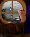 1girls back gadget rain sit window андрей_швырков // 1024x1280 // 598.1KB