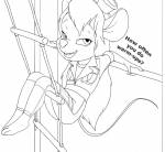 1girls gadget lineart martin_hamsy rope-ladder // 1024x947 // 158.5KB