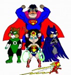 batman batman_(character) chip cloak cosplay crossover dale earring gadget karen_mollett monterey_jack superhero superhero_suit superman zipper // 556x581 // 28.4KB