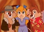 chip closed_eye dale embrace finger gadget saraggle // 2100x1500 // 1.7MB