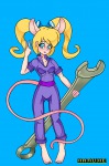 alternative_hairstyle cosplay gadget haruheguns human_like ponytail twintails v wrench // 1856x2792 // 1.6MB
