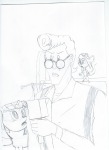 1boys 2girls crossover egon_spengler egoneagle gadget invention my_little_pony sketch the_real_ghostbusters twilight_sparkle // 2550x3507 // 975.1KB