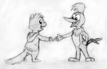 cartoonboyfriends crossover dale sketch woody_woodpecker woody_woodpecker_(series) // 2300x1508 // 554.1KB
