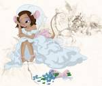 alternative_hairstyle brown_hair cosmetics crying dress earring flowers gadget rous shoes short_hair tears veil wedding_dress // 604x510 // 68.1KB