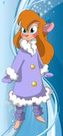 1girls blush coat gadget mittens rous snow snowflake // 1751x3757 // 1.6MB