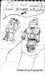 crossover duck_tales gadget gizmoduck human in_hand pupspals sketch wrench // 342x563 // 36.9KB