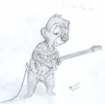 dale guitar oncarin playing sketch // 800x799 // 495.5KB