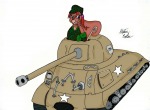 cap military_uniform red_star stephen_esplen tammy tank ussr // 1000x737 // 85.6KB