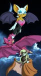crossover flying in_air jdracous rouge_the_bat // 553x1000 // 335.6KB