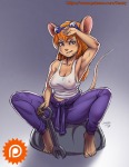 1girls clothes_down gadget human_like nipples sanny see-through shirt sit tired wrench // 976x1254 // 258.3KB