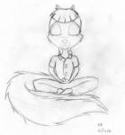 closed_eye meditation sit sketch tammy wdeleon // 559x601 // 42.4KB