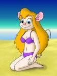 beach bikini gadget james_hart kneeling sea sit swimsuit // 360x480 // 76.0KB