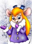 coat gadget luna-cat mittens snow snowflake winter // 600x838 // 118.8KB