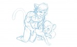 arrowsorroworton23 cat gadget kneeling nude original sex sketch // 1280x800 // 72.6KB