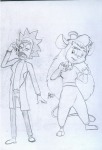 1boys 1girls alex_fox eating gadget open_mouth rick rick_and_morty sketch worm // 700x1024 // 198.5KB