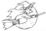 broom flying gadget moon night rem sketch sleepwear witch witch_hat // 754x513 // 47.8KB