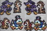 chip crossover dale darkwing_duck darkwing_duck_(series) derrico13 duck_tales lego pixelart scrooge_mcduck stuff // 1342x894 // 410.4KB