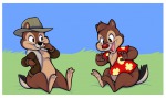 chip dale iamnottoway open_mouth plants sit // 1280x764 // 122.2KB