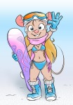 1girls bikini gadget ski_suit snow snowboard trash // 639x919 // 456.5KB
