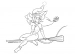 flying gadget hurlygurly in_air lineart screwdriver sit witch_hat zipper // 800x577 // 77.9KB