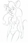 1girls bikini gadget pookieart sketch swimsuit // 1001x1538 // 245.1KB