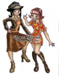 boots chip cosplay crossover dale dress human_like shawna_miranda shirt skirt // 400x515 // 76.7KB