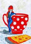 cheese cup gadget milk open_clothes red_hair shoes арчи // 555x783 // 82.9KB