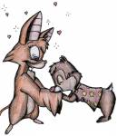 1boys 1girls dale foxglove hearts in_love kiss kristopher_smith // 559x648 // 34.4KB