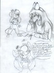 2girls alex_fox crying gadget notebook original pen sketch tears // 768x1024 // 660.8KB