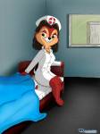 agent_chip bandage bed blanket chip gyps hospital lying medical_suit mildred_munkched nurse original sit агрессивная_терапия // 500x667 // 67.1KB