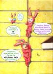 1girls 2boys bunny_suit climb gadget leloni_bunny monterey_jack rope zipper // 726x1000 // 986.4KB