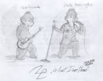 2boys chip dale guitar microphone oncarin playing sing sketch // 1568x1250 // 1.2MB