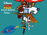 1girls 6boys chip crossover dale danger_mouse danger_mouse_(series) ernest_penfold flying gadget hanging in_air invention monterey_jack rangerplane rescue rope tellyweb zipper // 1023x781 // 127.1KB