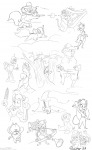 bullet cheese chip cloak dale eating food gadget gun hat invention lineart miss_kitty_mouse monterey_jack oonami plunger_elevators screw shot sit the_great_mouse_detective tree wrench zipper // 652x1057 // 327.9KB
