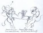 :3 amarin angry closed_eye gadget heart in_love on_hands original sketch // 884x700 // 199.2KB