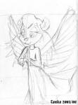 1girls angel angel_wings dress gadget pray sketch tanka wings // 370x500 // 38.6KB