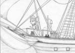1girls boat gadget oleg sea ship sketch // 1139x808 // 140.3KB