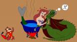 ariel crossover dale dragon dream embrace extinguisher fire in_food in_love mermaid pot rescue run soup_ladle the_little_mermaid джей // 914x500 // 72.6KB