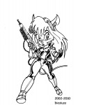 biesiuss blush gadget gun military_uniform sketch // 733x900 // 189.3KB
