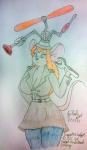 1girls cosplay crossover gadget inspector_gadget inspector_gadget_(series) screwdriver suction_cup tails_zet wrench // 1493x2568 // 3.4MB